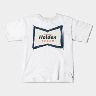 Holden Beach, NC Summertime Vacationing Bowtie Sign Kids T-Shirt